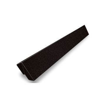 Außeneckverbinder für Hartschaumwinkel schokobraun genarbt 225mm