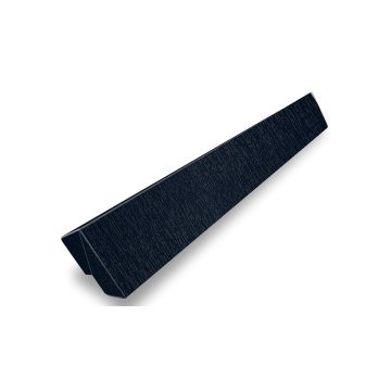 Außeneckverbinder für Hartschaumwinkel stahlblau genarbt 225mm