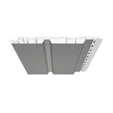 dekotop Dachkastenprofil U1 alux weißaluminium 3m