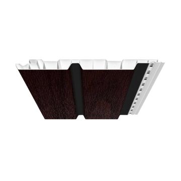 dekotop Dachkastenprofil U1-Rhombus black cherry 3m