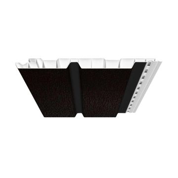 dekotop Dachkastenprofil U1-Rhombus schokobraun genarbt 3m