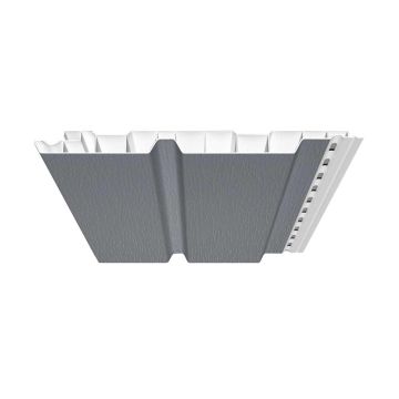 dekotop Dachkastenprofil U1 silbergrau genarbt 3m
