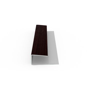 DekoDeck U-Profil einteilig black cherry  3m