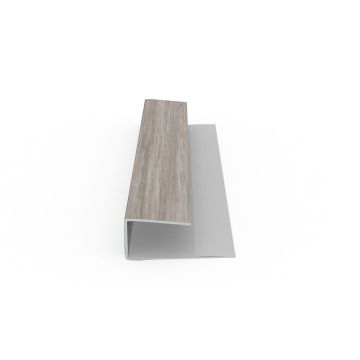 DekoDeck U-Profil einteilig Sheffield Oak Alpin 3m