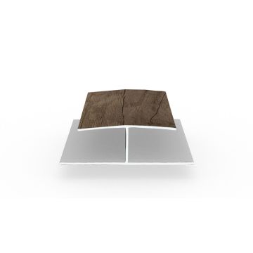 DekoDeck H-Profil einteilig mountain oak 3m