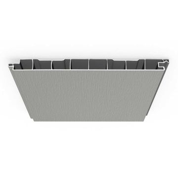 dekotop Verkleidungsprofil V0 achatgrau genarbt 3m