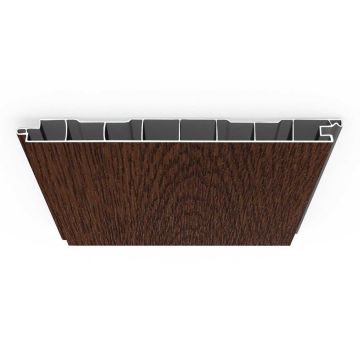 dekotop Verkleidungsprofil V0 nussbaum 3m