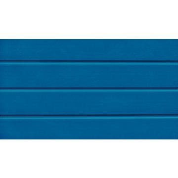 Nut- und Federpaneel Dekotrim 150 brilliantblau genarbt 3m