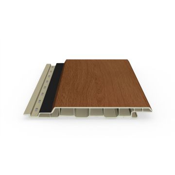 Fassadenprofil Rhombus Dekotrim 150S cinnamon oak 3m