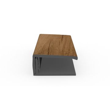 DekoTrim U-Abschlussprofil 2teilig 3,00m desert oak