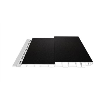 Boden-Deckel-Schalung Kunststoff dekotrim 200 BDS alux graphit 3m