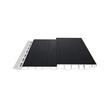 Boden-Deckel-Schalung Kunststoff dekotrim 200 BDS anthrazitgrau stylo 3m