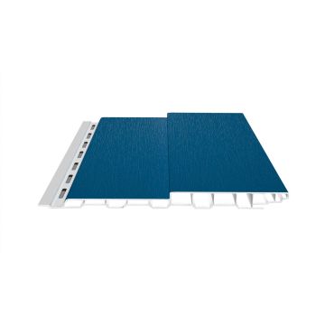 Boden-Deckel-Schalung Kunststoff dekotrim 200 BDS brilliantblau genarbt 3m