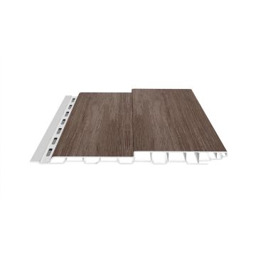 Boden-Deckel-Schalung Kunststoff dekotrim 200 BDS sheffield oak grey 3m