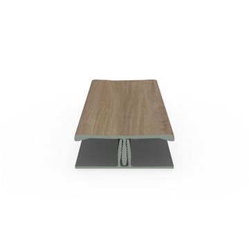 Dekotrim Verbindungsprofil 2-teilig 3m savanna teak
