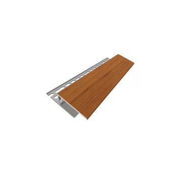 Dekotrim Lüfterabschlussprofil oben 2-teilig 3m rustic cherry