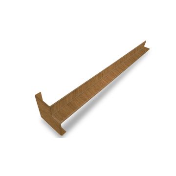 Inneneckverbinder für Hartschaumwinkel ginger oak 400mm