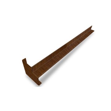 Inneneckverbinder für Hartschaumwinkel sheffield oak kolonial 400mm