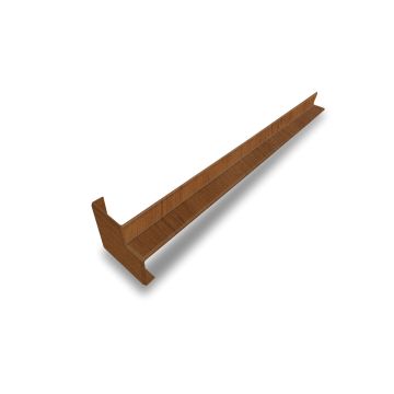 Inneneckverbinder für Hartschaumwinkel rustic cherry 400mm