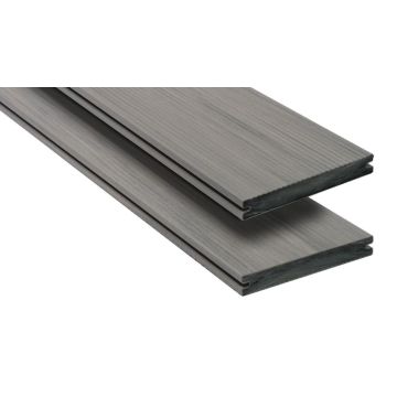 Twinson cWPC Terrassendiele Majestic Massive Pro Eiche rauchgrau 5m