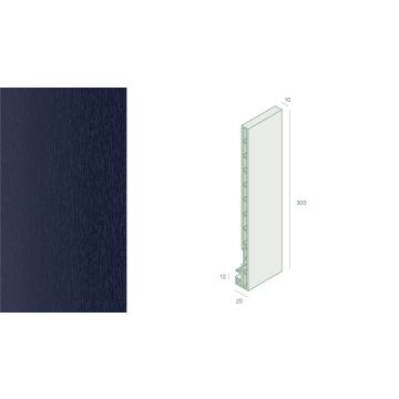 Keralit Dachrandpaneel 2831 stahlblau
