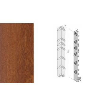 Keralit DRP Außeneckstück 2847 golden oak
