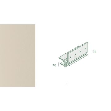 Keralit DRP Montageprofil 10mm 2867 creme