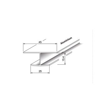 KömaPan H-Verbindungsprofil Alu Alu-eloxiert 6m