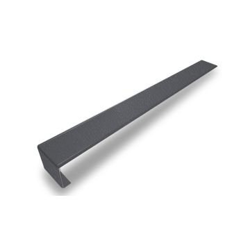 Stoßverbinder für Hartschaumwinkel basaltgrau genarbt 400mm
