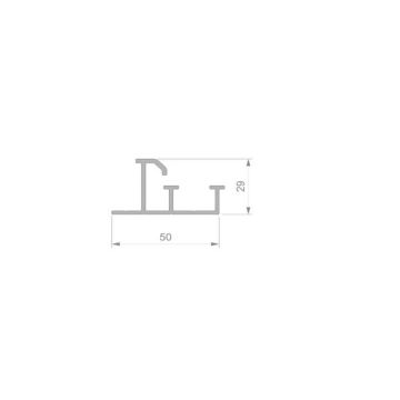 Inoutic Alu Start-/Endprofil 9541; 2 x 6m