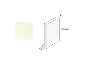 Hartschaumwinkel 225 x 35 x 16 weiß renolit