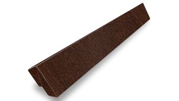 Außeneckverbinder für Hartschaumwinkel nussbaum 400mm