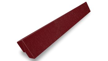 Außeneckverbinder für Hartschaumwinkel schwedenrot genarbt 225mm