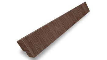 Außeneckverbinder für Hartschaumwinkel sheffield oak brown 225mm