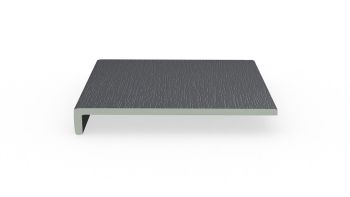 Dekoboard Winkelprofil 35/250mm basaltgrau genarbt 3m