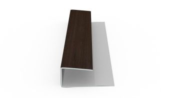 DekoDeck U-Profil einteilig amaranth oak 3m