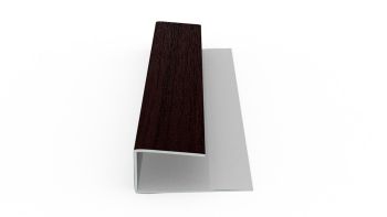 DekoDeck U-Profil einteilig black cherry  3m