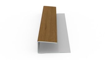 DekoDeck U-Profil einteilig ginger oak  3m