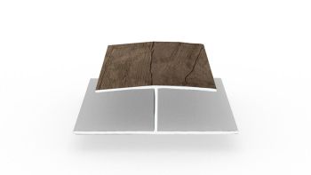 DekoDeck H-Profil einteilig mountain oak 3m