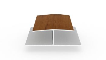 DekoDeck H-Profil einteilig rustic cherry 3m