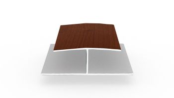DekoDeck H-Profil einteilig soft cherry 3m