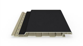 Fassadenprofil Rhombus Dekotrim 150S schwarz ulti-matt 3m