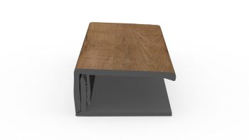 DekoTrim U-Abschlussprofil 2teilig 3,00m bonofacio oak