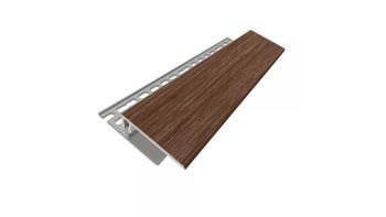Dekotrim Lüfterabschlussprofil oben 2-teilig 3m sheffield oak brown