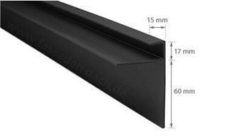 F-Profil 3562 schwarz