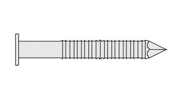 Fassadenrillnagel V2A Flachrundkopf 1,9×27mm weiß