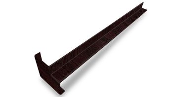 Inneneckverbinder für Hartschaumwinkel black cherry 400mm