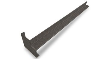 Inneneckverbinder für Hartschaumwinkel quarzgrau genarbt 400mm