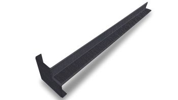 Inneneckverbinder für Hartschaumwinkel schiefergrau genarbt 400mm
