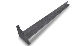 Inneneckverbinder für Hartschaumwinkel zinc silver 400mm